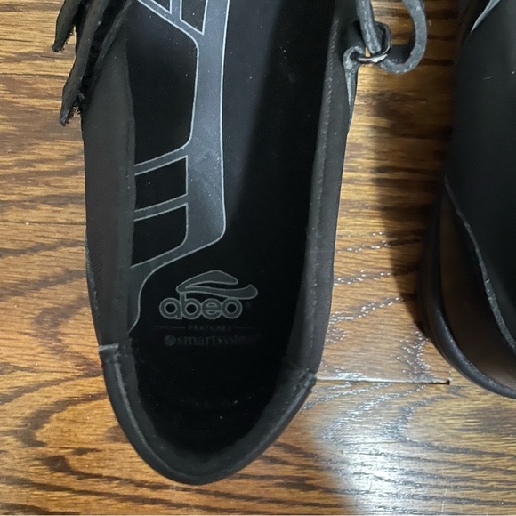 Abeo Biomechanical Black Velcro Strap Shoe Ladies Size 10 - Picture 8 of 11